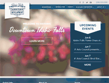 Tablet Screenshot of downtownidahofalls.com